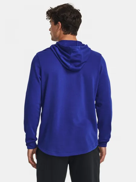 Modrá mikina Under Armour UA Rival Terry Graphic HD
