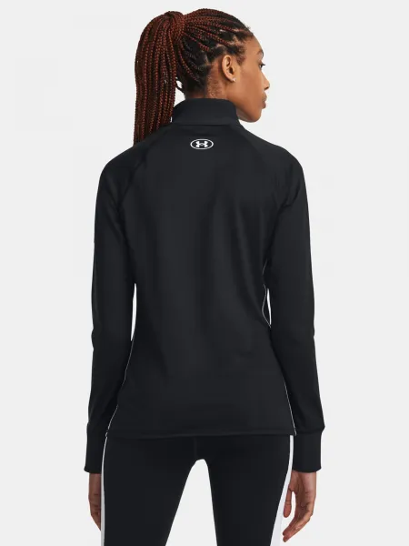 Čierne športové tričko Under Armour UA Train CW 1/2 Zip