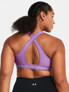 Svetlo fialová športová podprsenka Under Armour Crossback Mid Bra