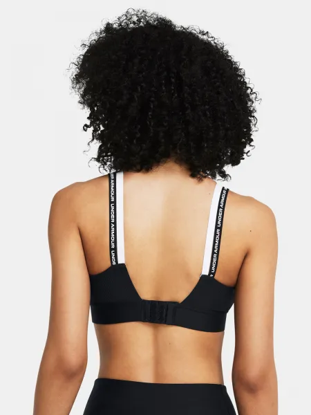 Čierna športová podprsenka Under Armour UA Infinity Mid 2.0 Rib Bra
