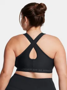 Čierna dámska športová podprsenka Under Armour UA Crossback Mid Bra