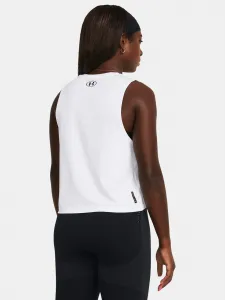 Biele športové tielko Under Armour Vanish Energy Crop Tank