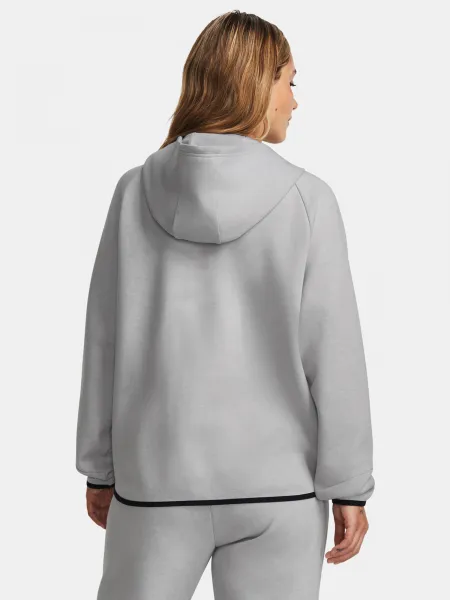 Sivá dámska mikina Under Armour Unstoppable Flc FZ-GRY