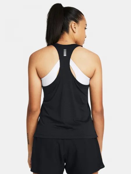 Čierne dámske tielko Under Armour UA Launch Singlet