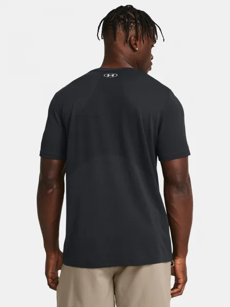 Čierne pánske tričko Under Armour Vanish Seamless SS