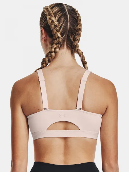 Ružová dámska športová podprsenka Under Armour SmartForm Evolution Mid