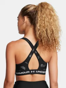 Under Armour Crossback Mid Print-BLK Women's Bra - Ladies