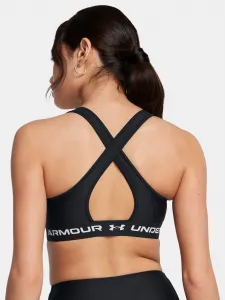 Under Armour Crossback Mid Bra-BLK - Women's Bra