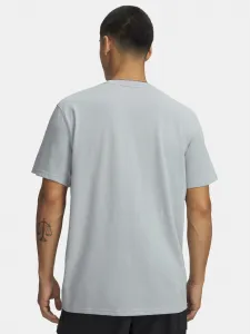 Svetlosivé tričko Under Armour UA HW ARMOUR LABEL SS