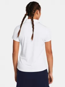 Women's T-shirt Under Armour UA Playoff SS Polo-WHT - Women's