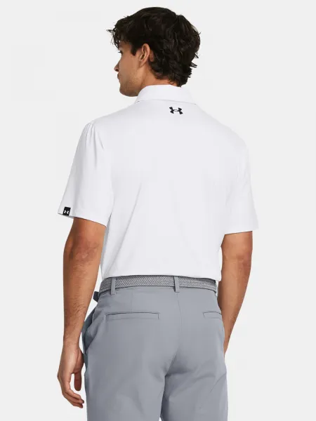 Men's T-shirt Under Armour UA T2G Polo LB-WHT - Men
