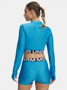 Women's T-shirt Under Armour HeatGear Rib 1/4 Zip LS - Women's