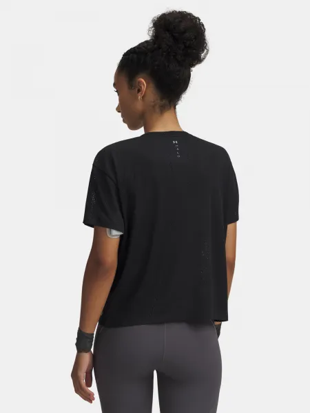 Women's T-shirt Under Armour UA Halo Vent SS-BLK - Women's