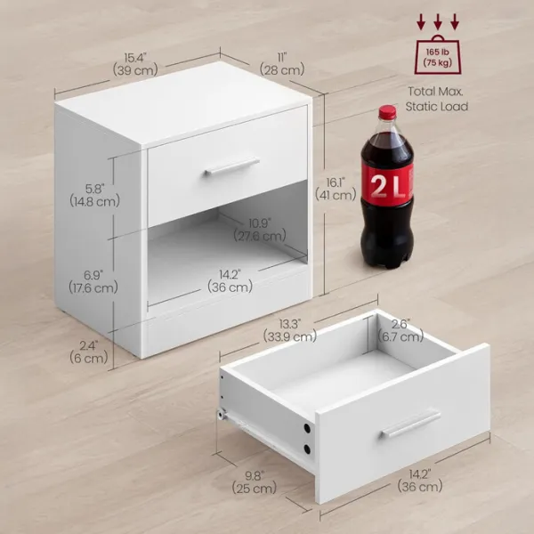 Nočný stolík 2 ks ANT-E1081 Autronic