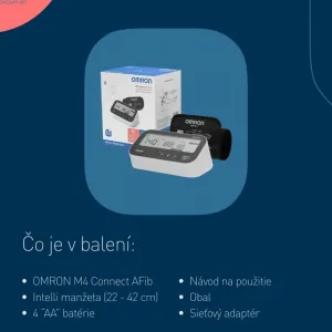 OMRON M4 Connect Afib Tlakomer