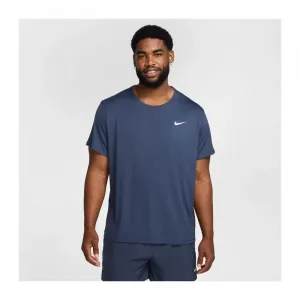 Pánske bežecké tričko s krátkym rukávom NIKE M NK DF UV MILER SS THUNDER BLUE REFLECTIVE SILV