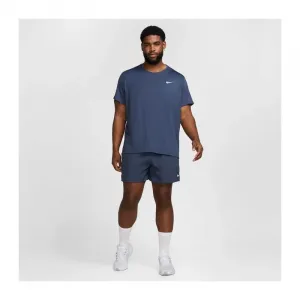 Pánske bežecké tričko s krátkym rukávom NIKE M NK DF UV MILER SS THUNDER BLUE REFLECTIVE SILV