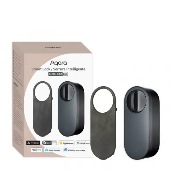 AQARA Smart Lock U200 Lite Kit (EL-D03D), Čierny - Smart Zámok AQARA-EL-D03D-1843