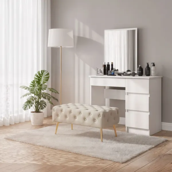 Ak furniture Taburet Madrid béžový