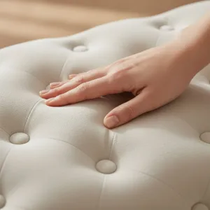 Ak furniture Taburet Madrid béžový