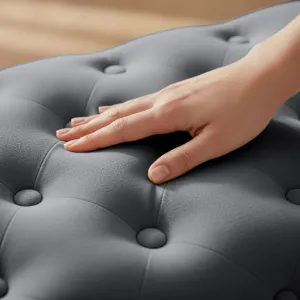 Ak furniture Taburet Madrid grafitový