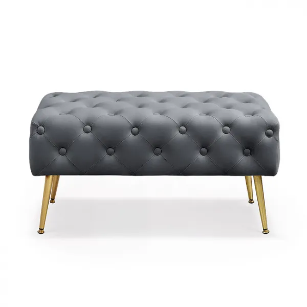 Ak furniture Taburet Madrid grafitový