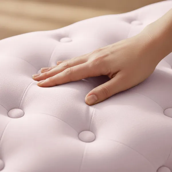 Ak furniture Taburet Madrid růžový