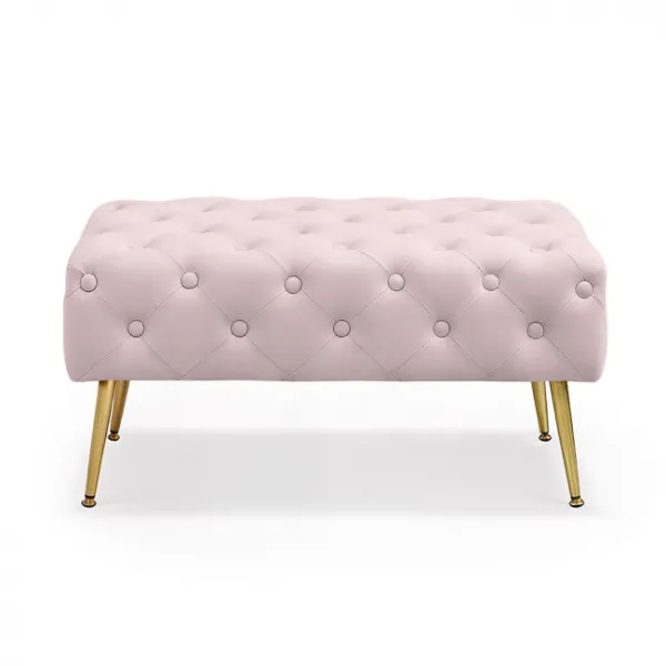 Ak furniture Taburet Madrid růžový