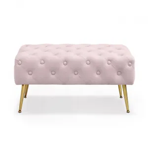 Ak furniture Taburet Madrid růžový