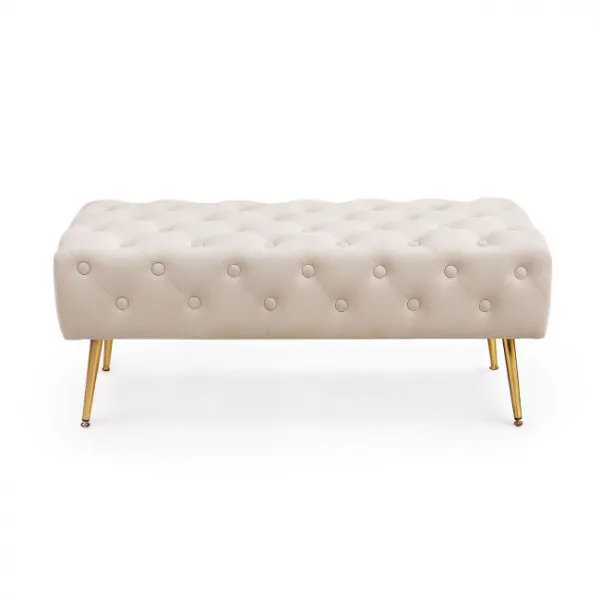 Ak furniture Taburet Monaco béžový