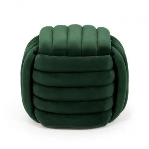 Ak furniture Taburet Nilo lahvově zelený