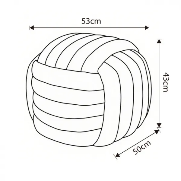 Ak furniture Taburet Nilo béžový