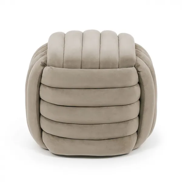 Ak furniture Taburet Nilo béžový