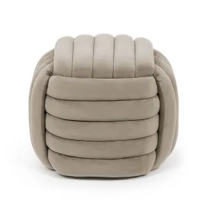 Ak furniture Taburet Nilo béžový