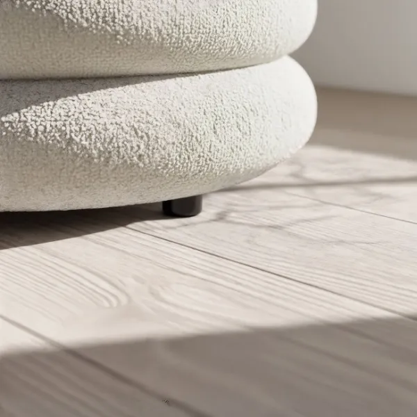 Ak furniture Taburet Puffo I bílý
