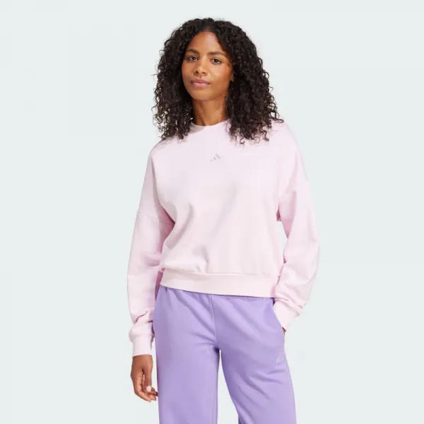 Dámska zateplená mikina ADIDAS W SL FC SWT CLPINK WHITE
