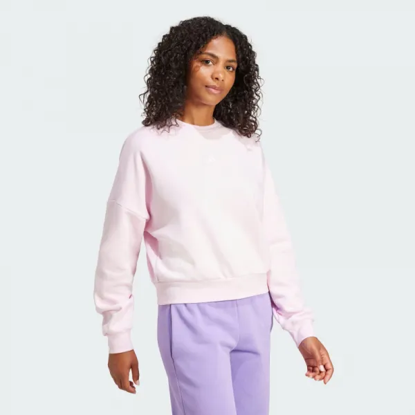 Dámska zateplená mikina ADIDAS W SL FC SWT CLPINK WHITE