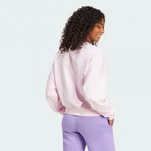 Dámska zateplená mikina ADIDAS W SL FC SWT CLPINK WHITE