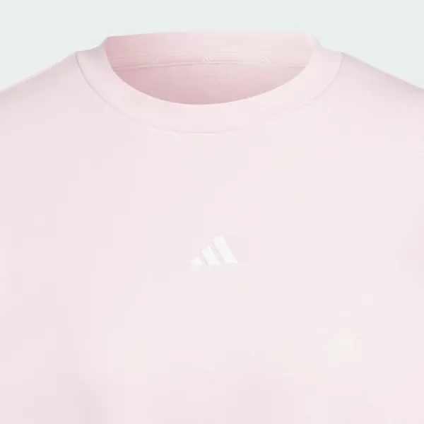 Dámska zateplená mikina ADIDAS W SL FC SWT CLPINK WHITE