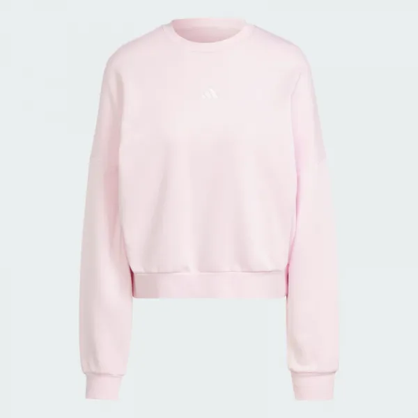 Dámska zateplená mikina ADIDAS W SL FC SWT CLPINK WHITE