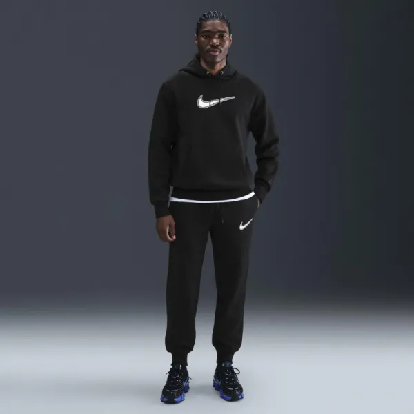 Pánska mikina s kapucňou NIKE M NK CLUB BB HDY NEO VARSITY BLACK BLACK BLACK