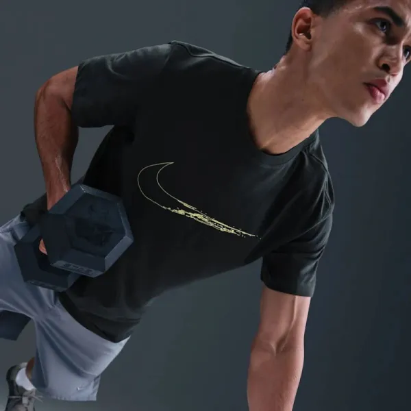 Pánske tričko s krátkym rukávom NIKE M NK DF TEE HBR SEAWEED LT LEMON TWIST