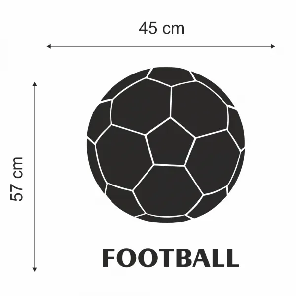 Okrúhlezrkadlonastenusfutbalovýmmotívom40458