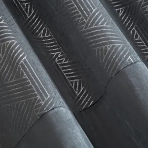 Hrubý sivý záves s dekoračnou vrchnou časťou 140 x 250 cm Šírka: 140 cm | Dĺžka: 250 cm