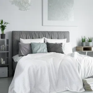 Domtextilu Krémová dekoračná deka zo zamatovo hebkej tkaniny  70 x 160 cm 31581_27389 krémová