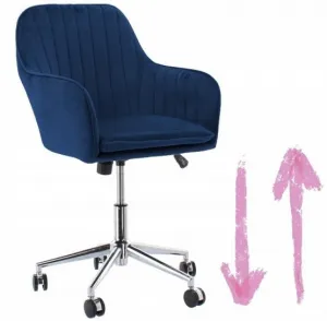 Elegantnéotočnékreslozozamatuvtmavomodrejfarbe46958