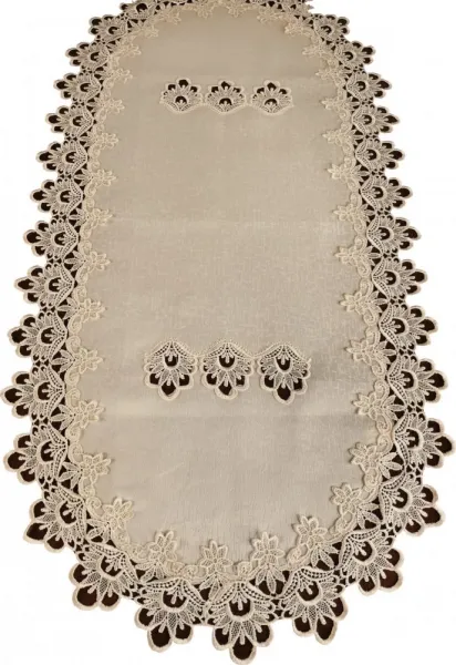 DomTextilu OválnybéžovýobruszdobenýkrajkouŠírka:90cm|Dĺžka:150cm 49782_104396