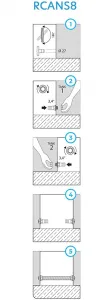 Prosperplast Pripojovacia súprava Connecto Kit 3/4" k sudom na dažďovú vodu