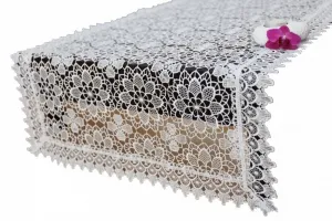 DomTextilu BielykrajkovýobrusnastôlŠírka:80cm|Dĺžka:140cm 50000_104647 biela