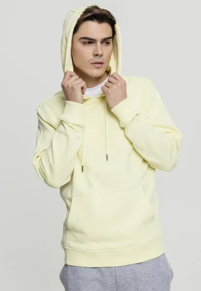 Basic Sweat Hoody powder yellow